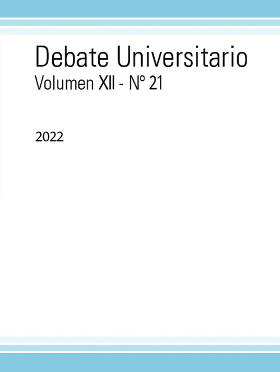 					Ver Vol. 12 Núm. 21 (2022): Debate Universitario - Diciembre 2022
				