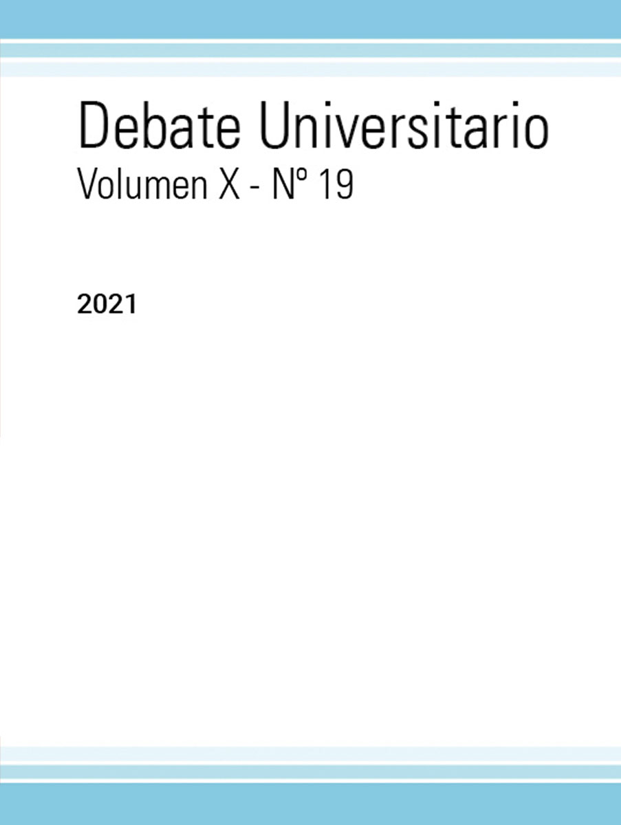 					Ver Vol. 10 Núm. 19 (2021): Debate Universitario - Diciembre 2021
				